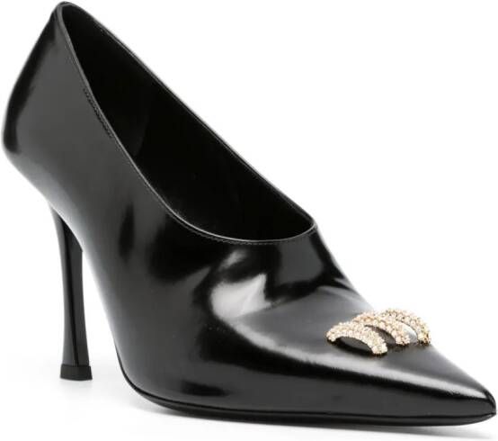 Givenchy crystal-embellished pointed pumps Black