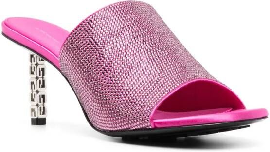 Givenchy G Cube 70mm open-toe mules Pink