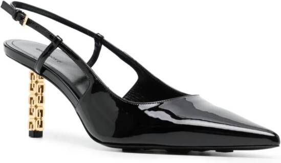 Givenchy G Cube 80mm patent-leather pumps Black