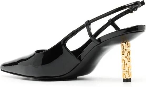 Givenchy G Cube 80mm patent-leather pumps Black