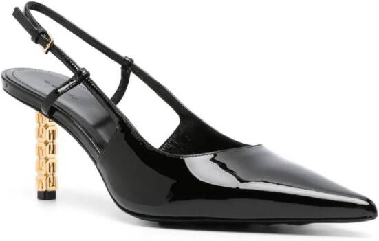 Givenchy G Cube 80mm patent-leather pumps Black