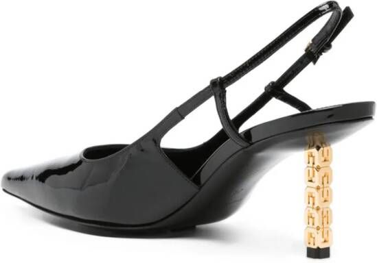 Givenchy G Cube 80mm patent-leather pumps Black