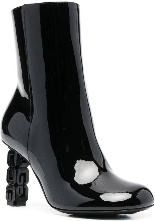 Givenchy G Cube 95mm leather ankle boots Black
