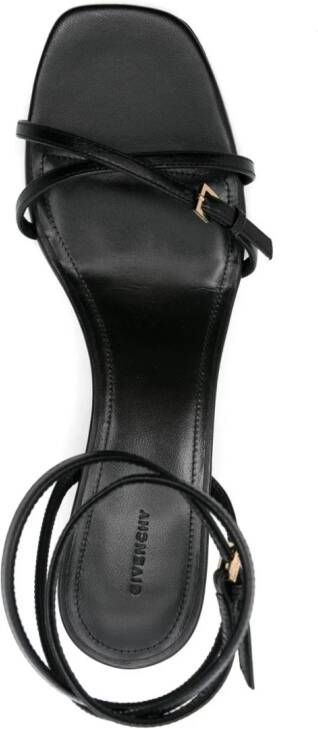 Givenchy G Cube leather sandals Black