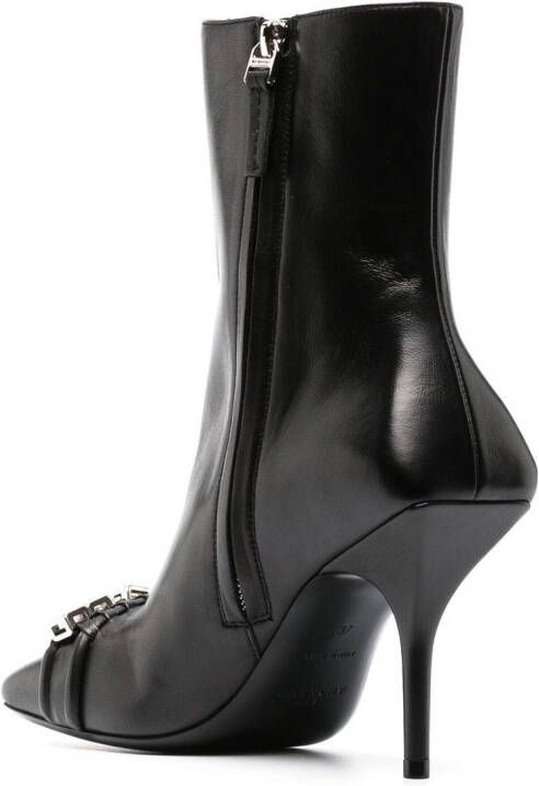 Givenchy G-strap 105mm ankle boots Black