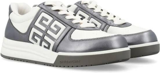 Givenchy G4 low-top leather sneakers Silver