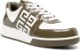 Givenchy G4 panelled leather sneakers Green - Thumbnail 2