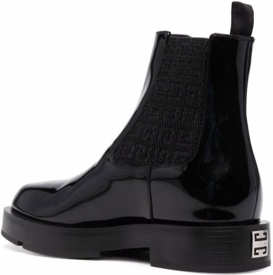 Givenchy high-shine finish boots Black