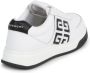 Givenchy Kids 4G-logo leather sneakers White - Thumbnail 3