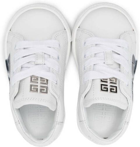 Givenchy Kids 4G logo low-top sneakers White