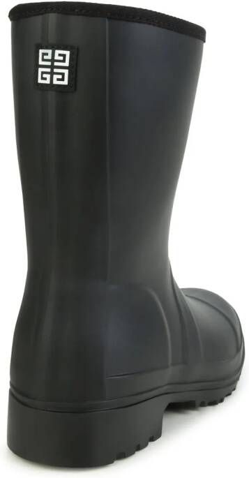 Givenchy Kids 4G motif wellington boots Black
