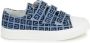 Givenchy Kids 4G-print denim sneakers Blue - Thumbnail 2