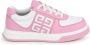 Givenchy Kids 4G two-tone leather sneakers Pink - Thumbnail 2