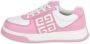 Givenchy Kids 4G two-tone leather sneakers Pink - Thumbnail 5