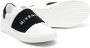 Givenchy Kids embroidered-logo slip-on sneakers White - Thumbnail 2