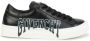 Givenchy Kids logo-print lace-up leather sneakers Black - Thumbnail 2
