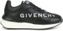 Givenchy Kids logo-print lace-up panelled sneakers Black - Thumbnail 2
