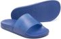 Givenchy Kids logo-print slide on sandals Blue - Thumbnail 2