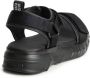 Givenchy Kids logo-print touch-strap sandals Black - Thumbnail 3