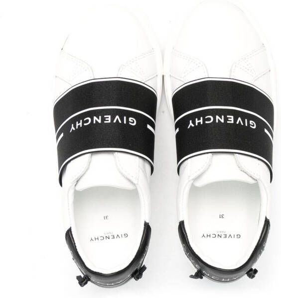 Givenchy Kids logo slip-on sneakers White