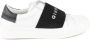 Givenchy Kids logo-strap leather sneakers White - Thumbnail 2