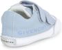 Givenchy Kids touch-strap leather sneakers Blue - Thumbnail 3