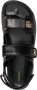 Givenchy logo-plaque slingback leather sandals Black - Thumbnail 4