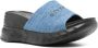 Givenchy Marshmallow denim platform sandals Blue - Thumbnail 2