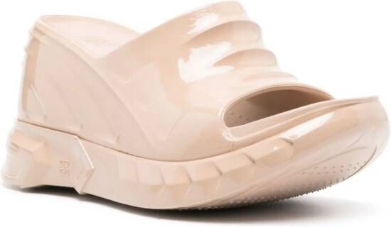 Givenchy Marshmallow wedge slides Pink