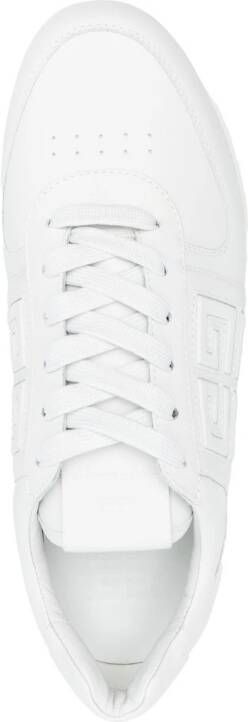 Givenchy monogram-pattern leather sneakers White