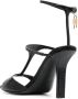 Givenchy padlock-detailed 110mm sandals Black - Thumbnail 3