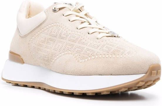 Givenchy perforated low-top sneakers Neutrals