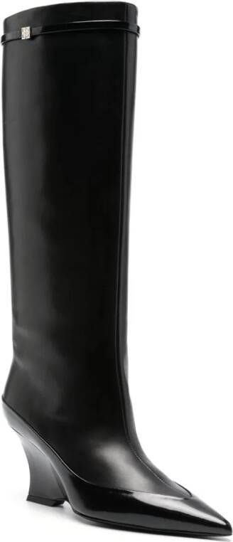Givenchy Raven 80mm leather boots Black