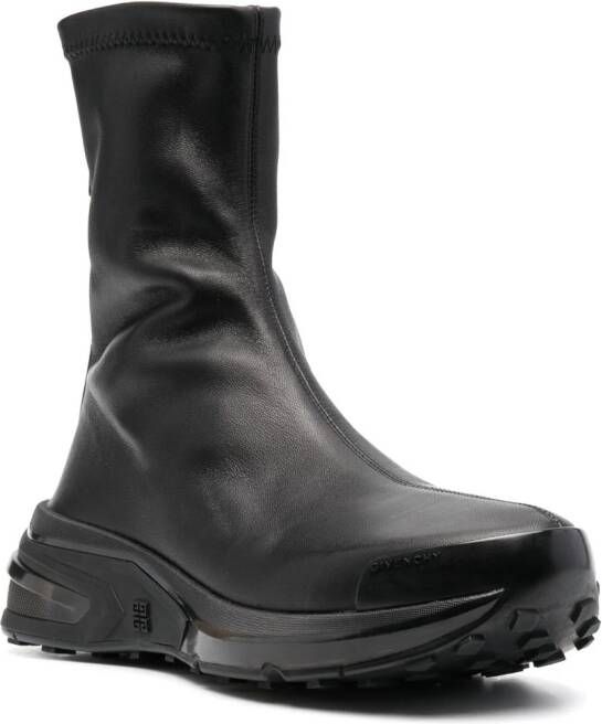 Givenchy stretch-fit flat boots Black