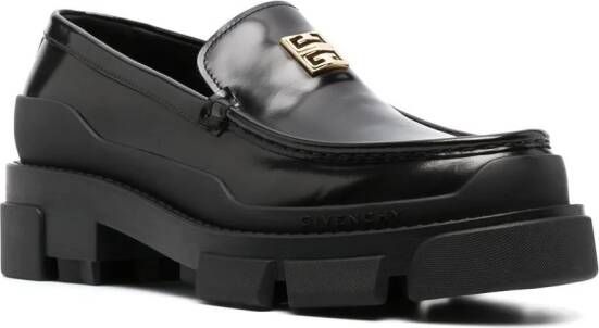 Givenchy Terra chunky leather loafers Black