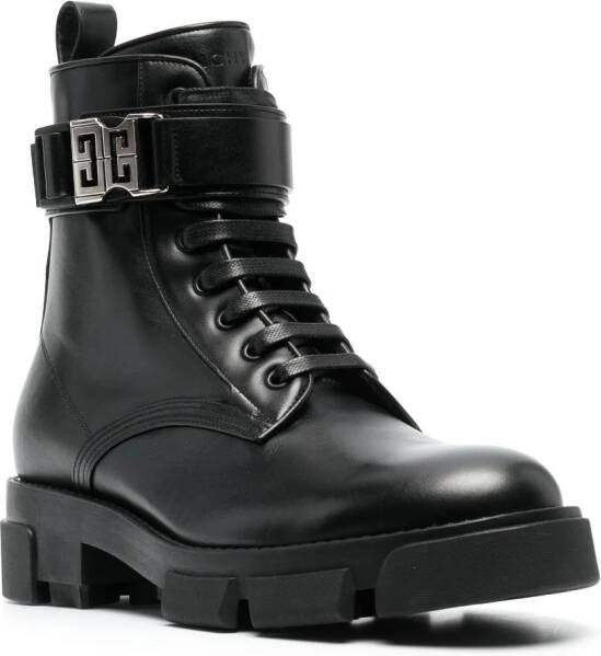Givenchy Terra leather ankle boots Black