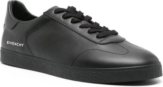 Givenchy Town leather sneakers Black