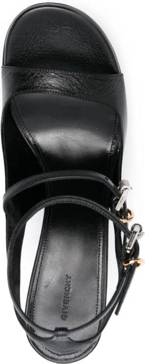 Givenchy Voyou 115mm platform sandals Black