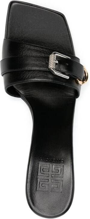 Givenchy Voyou 90mm leather mules Black
