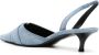 Givenchy Voyou denim slingback pumps Blue - Thumbnail 3