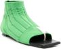 Gloria Coelho ribbed-sock ankle sandals Green - Thumbnail 2