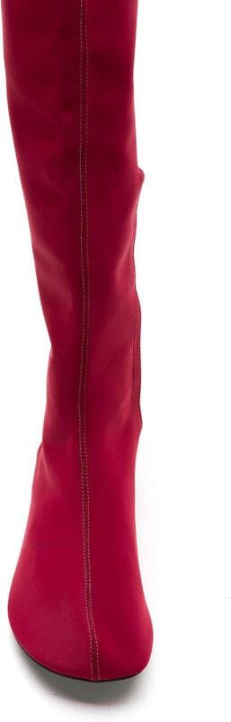 Gloria Coelho thigh high boots Red