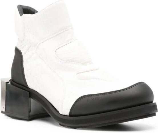 GmbH Baris 70mm embossed boots White