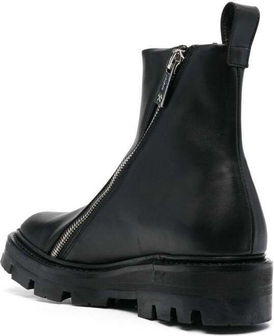 GmbH double-zip ankle boots Black