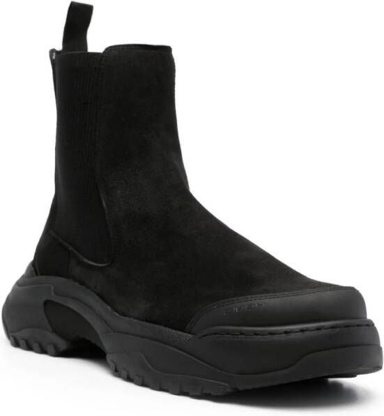 GmbH faux-suede chelsea boots Black