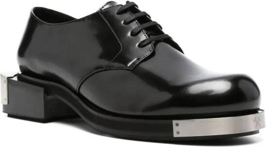 GmbH Nazim engraved-logo derby shoes Black