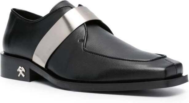 GmbH Sinan faux-leather loafers Black