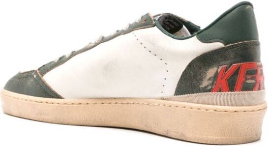Golden Goose Ball Star distressed leather sneakers Neutrals