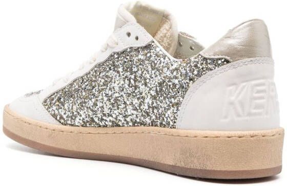 Golden Goose Ball Star glitter low-top sneakers White