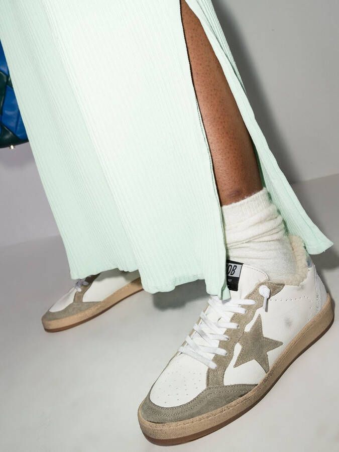Golden Goose Ball Star lace-up sneakers White